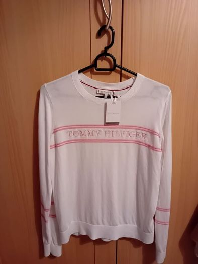 Tommy Hilfiger Cotton Knit Jumper - Size S UK 8 to 10 - BNWT RRP 130