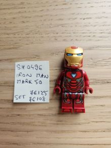 lego sh0496 iron man mk50, set 76125, 76108