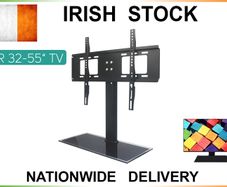 Universal Table TV Base Stand & Wall LCD LED Plasma VESA Bracket Fit For 32-55'' inch