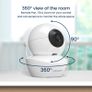 Babysense V43: Video Baby Monitor with 2 Cameras, Non Wifi, Split Screen & Night Light Machine Image 5