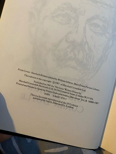 Vintage Hardback Sherlock Holmes book