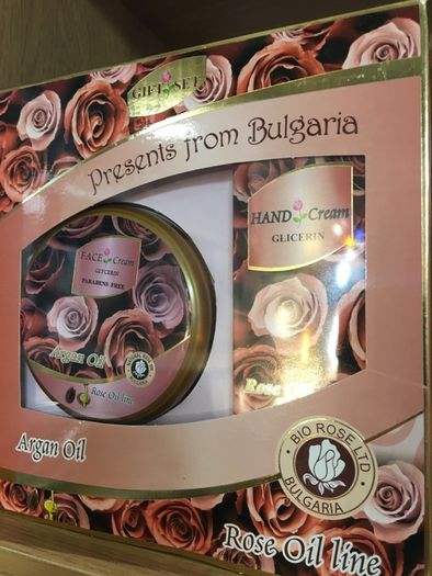 Argan Oil Face Cream  and Hand Cream Gift Set