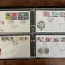 Collection of  81 UK First Day Cover stamps 1980 to 1986 in album plus 10 extra pages Image 10