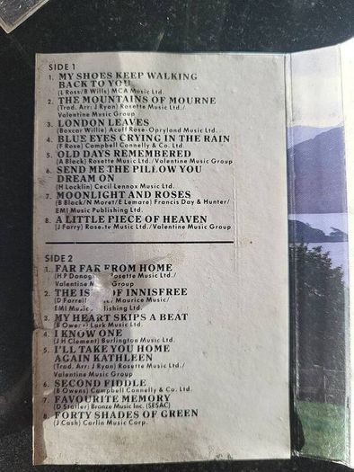 Daniel ODonnell Thoughts Of Home Cassette Irish Country Collection