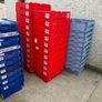 Red Storage Boxes Image 3