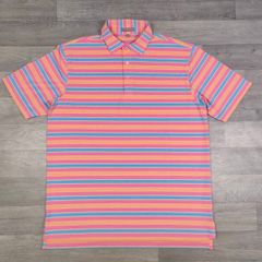 Peter Millar Summer Comfort Golf Polo Shirt Mens L/XL