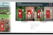 2009 Great Britain Post Boxes Commemorate Stamps Miniature Sheet First Addressed First Day Cover (FDC)