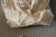 Lego 6x8 Flat White piece bag of 73