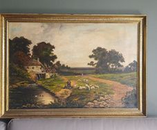 LANDSCAPE Original Oil on Canvas, Framed