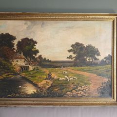 LANDSCAPE Original Oil on Canvas, Framed