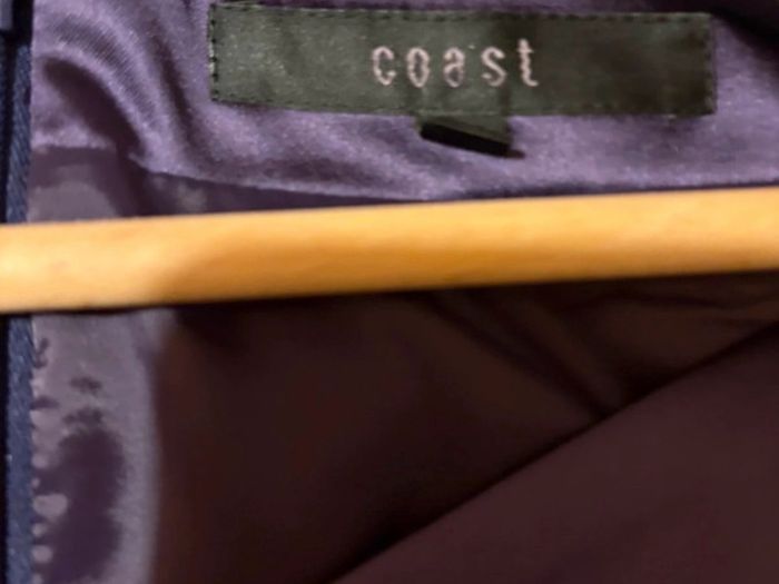 Coast size 8 purple satin dress