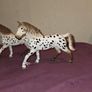 Two Schleich Knabstrupper Horses Image 2