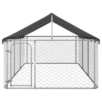 FREE EXPRESS SHIPPING Outdoor Dog Kennel with Roof 400x200x150 cm