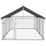 FREE EXPRESS SHIPPING Outdoor Dog Kennel with Roof 400x200x150 cm Image 5