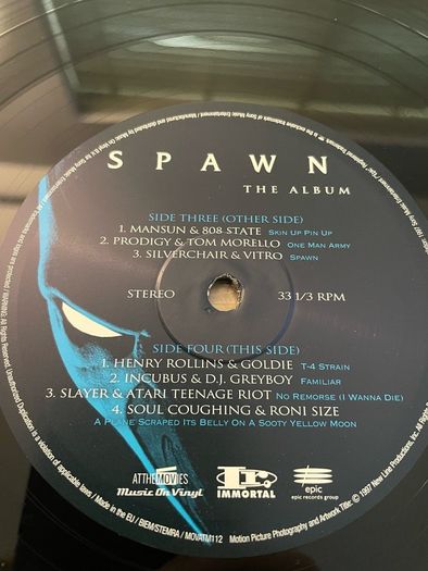 Spawn (The Album) - 2 x 180gm 12" Vinyl Gatefold LP Compilation - 2017 Music on Vinyl / Sony Records