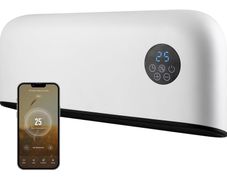 Down Flow Ceramic Heater 2000w App & Remote Control, WiFi, IP22 Bathroom, Office, Commercial, Works with Alexa, Google Home & Siri Shortcuts, 2 Heat Modes, Quiet, Timer, Smart Schedules