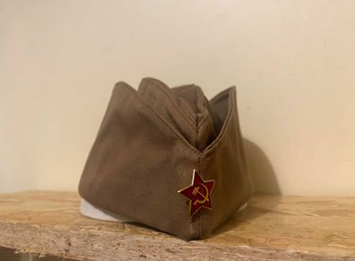Original Soviet Army Pilotka (M69 Pattern) Dated 1988. Militaria