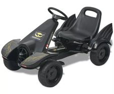 Pedal Go Kart with Adjustable Seat Black