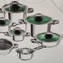 Bio Kochen, 12 pce Stainless Steel, Thermo precision Cookware set Image 2