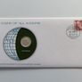 Switzerland 1976 Coin Stamp cover BUNC Libertas Image 2
