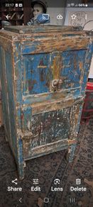 Vintage Wooden Fridge