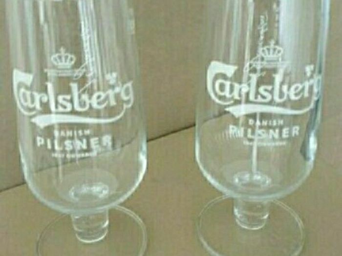Carlsberg pint Glasses
