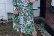 Ladies Floral Midi Dress