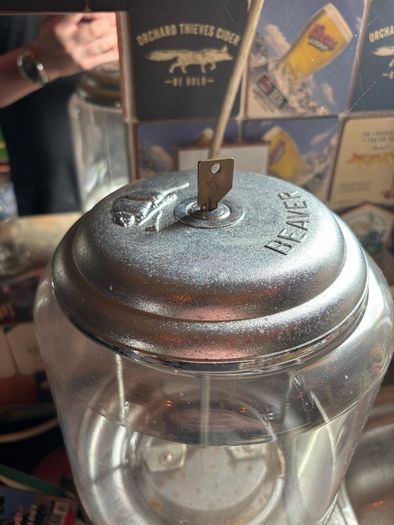 Vintage Beaver Gumball Machine / Candy Dispenser