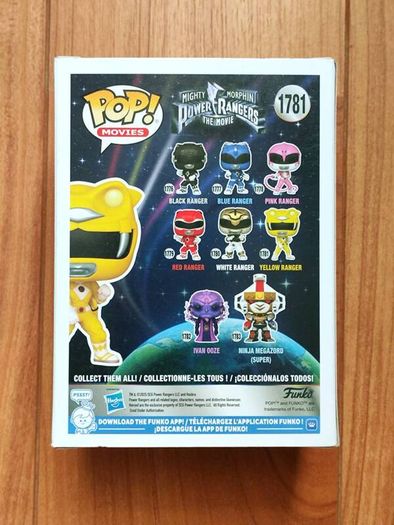 Funko Pop 1781 Mighty Morphin Power Rangers The Movie Yellow Ranger Glows in the Dark Saban