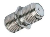 F Type Female to Female Connector Screw Coupler Satellite Coaxial Cable Joiner