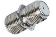F Type Female to Female Connector Screw Coupler Satellite Coaxial Cable Joiner