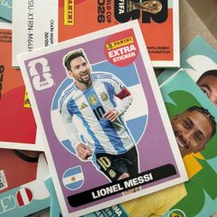 Messi Yamal Hakimi Pulusic Caicedo Davies Panini World Cup Extra Stickers