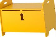 Ikea yellow toy chest /bench