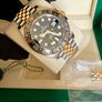 Rolex GMT-Master II Black Dial 126713GRNR 18k Two Tone YG Jubilee Bracelet Image 7