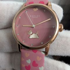 RADLEY LONDON Ladies' Watch - Rose Gold with Pink Leather Heart Strap