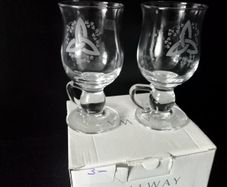 NEW Galway  Crystal  Irish Coffee Pair