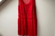 DKNY Pure Silk Tiered Dress
