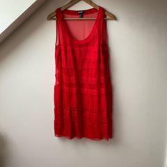 DKNY Pure Silk Tiered Dress