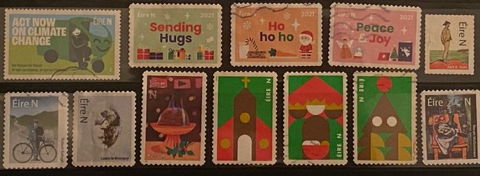 Ireland stamp lot