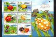 2014 Alderney Ladybirds Commemorative Stamps Miniature Sheet Mint Never Hinged (MNH)