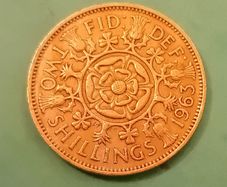 1963 UK two Shillings/Florin