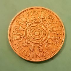 1963 UK two Shillings/Florin