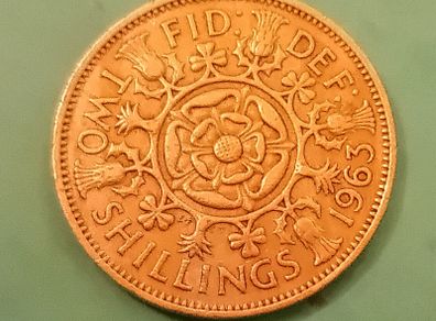 1963 UK two Shillings/Florin