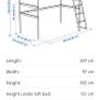 IKEA Vitval loft bed / bunk bed Image 2