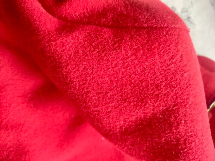 Vintage Klein petite Paris Red wool blazer size 36 Small Postage included
