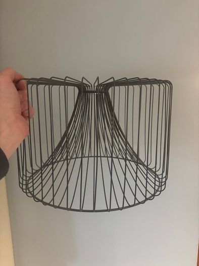 Wire pendant lamp shade
