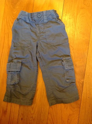 6-12 Months Blue Trousers with Pockets