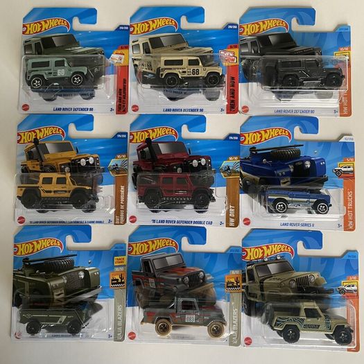 Land Rover Defender 90/ Defender Double Cab/ Series II/ Jeepster Commando/ Scrambler - Hot wheels