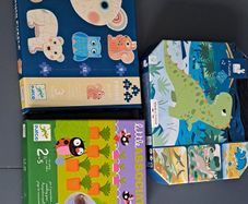 Puzzles and a game - Djeco and Janod