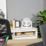 8" high Velocity Plastic Freestanding/Wall Mounted Desk Fan, White Image 3